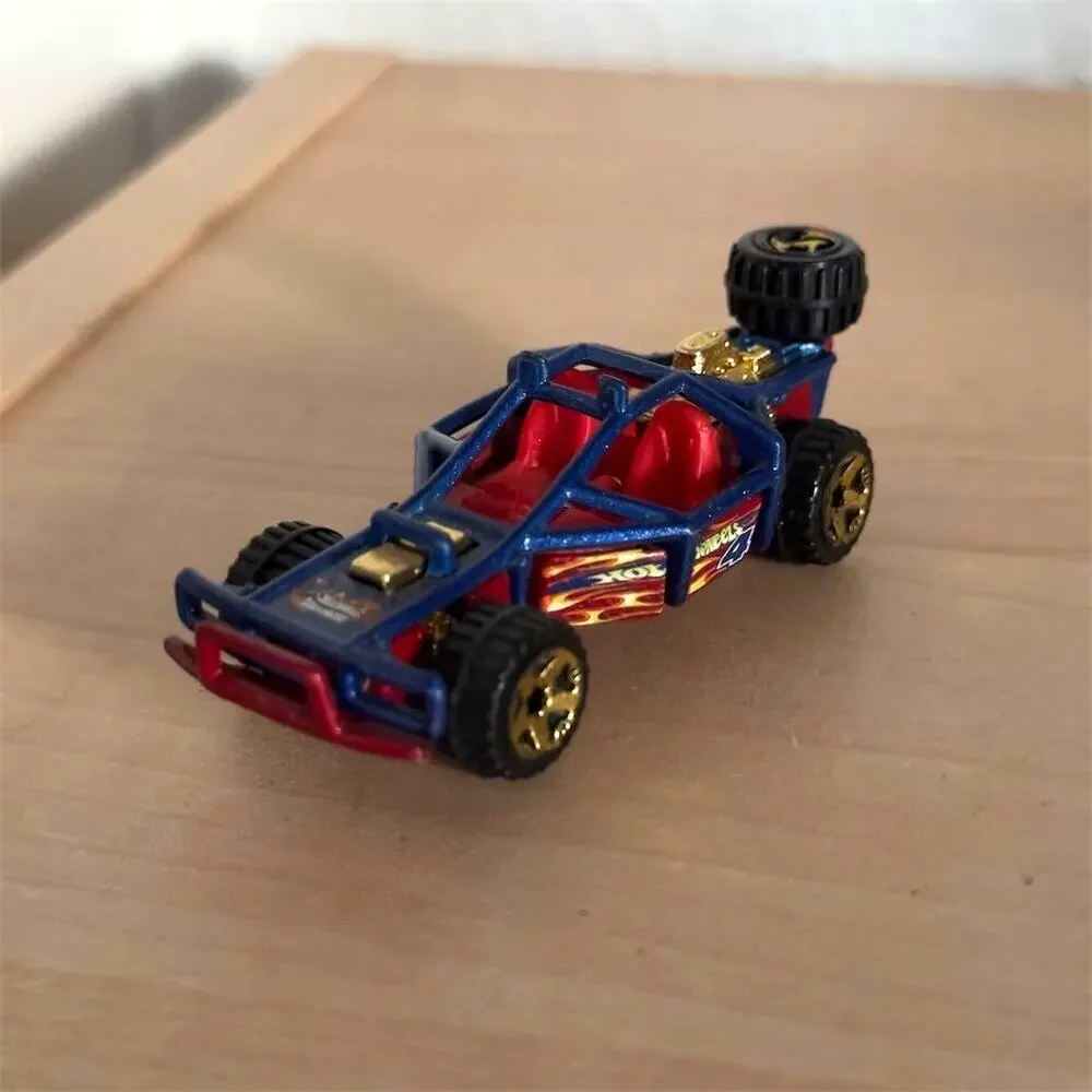 Vintage Hot Wheels 2000 Roll Cage Blue Diecast Car Alt Terrain 1:64 y2k